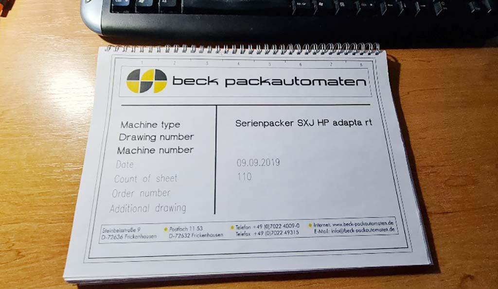 Serial Packer Beck SXJ HP adapta rt - Thumbnail 6