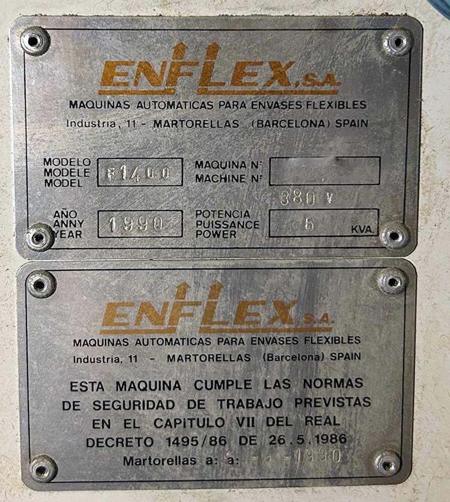 Bag Forming, Filling and Sealing Machine Enflex F 1400 - Thumbnail 8