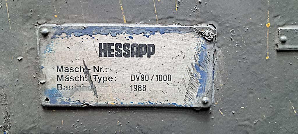 CNC Vertical Lathe Hessapp DV90/1000 - Thumbnail 8