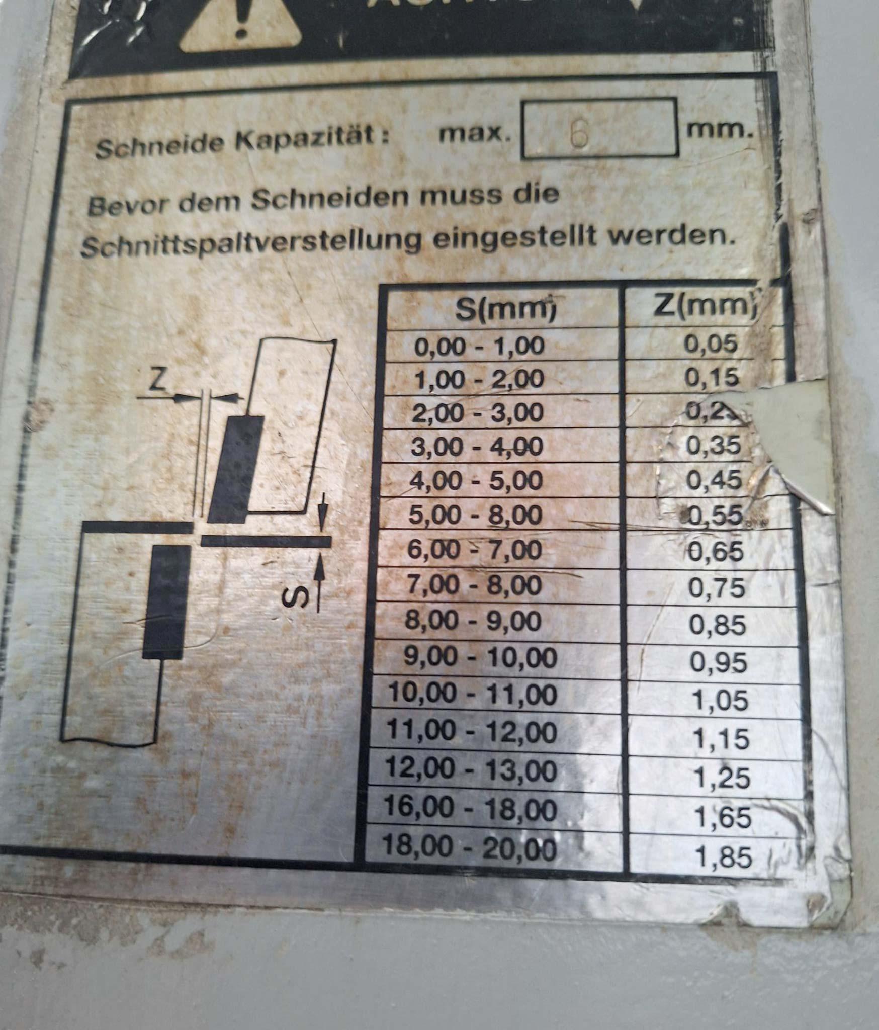 Plate Shear Durmazlar DHGM 4006 - Thumbnail 3
