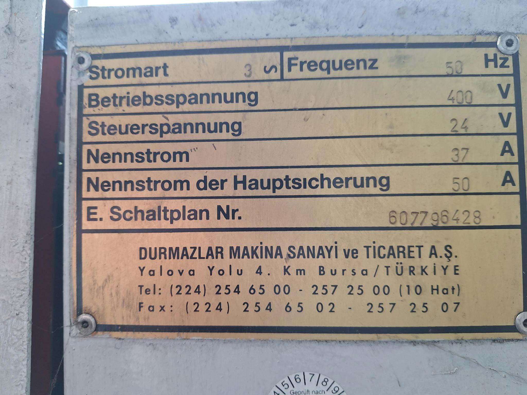Plate Shear Durmazlar DHGM 4006 - Thumbnail 8