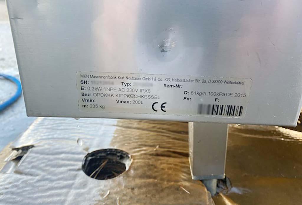Multifunctional Kettle Mkn 200L - Thumbnail 5