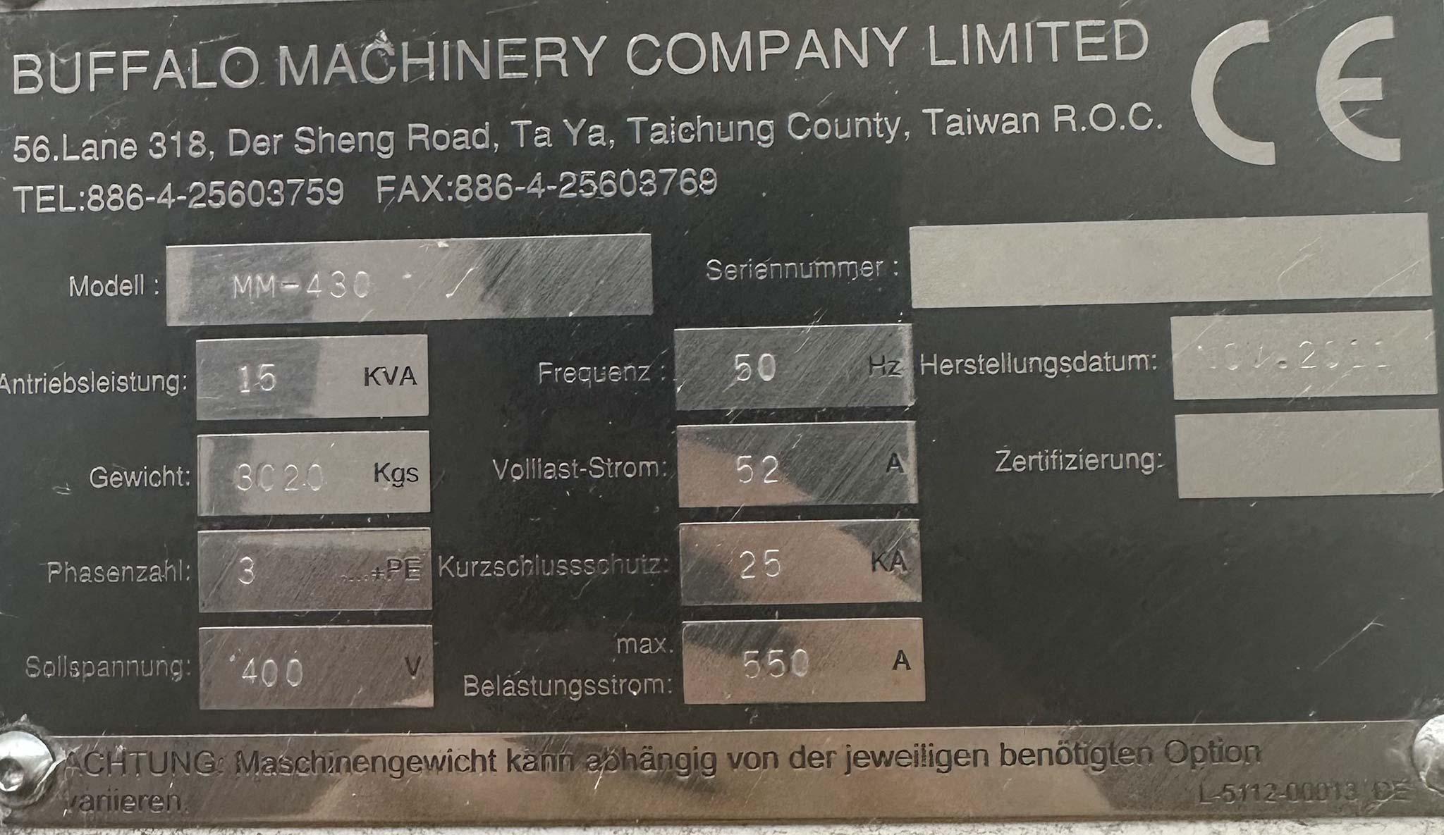 Vertical Machining Center Buffalo Machinery Micromill Challenger MM-430 - Thumbnail 3