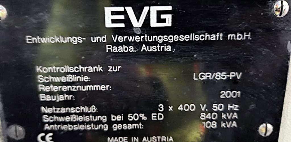 Mesh Welding System Evg LGR/85-PV - Thumbnail 7