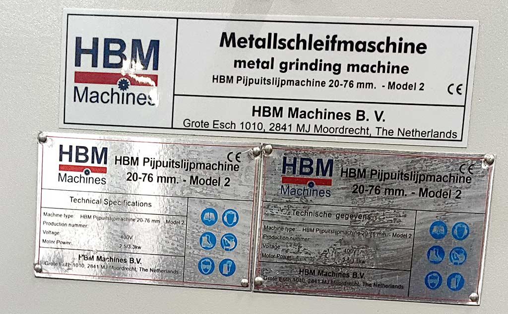 Pipe Grinding Machine Hmb 20-76 mm Model 2 - Thumbnail 3