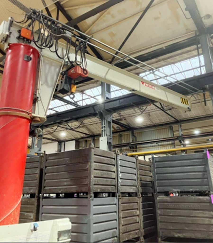 Column-Mounted Slewing Crane Vetter Meister M25-6,0 - Image 1