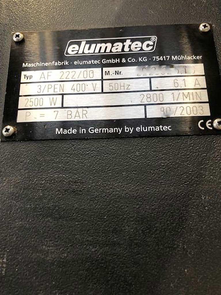 Remaining Stock Elumatec/graule/eisele AF/AS/ZS 170N/Pressta 2000 - Thumbnail 2