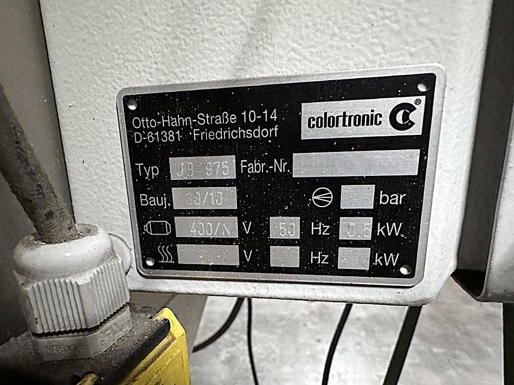 Dosing System Colortronic UB 975/UB675 - Thumbnail 8