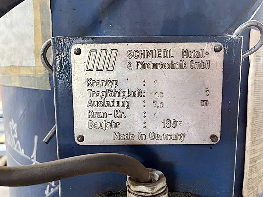 Column-Mounted Slewing Crane Schmiedl Typ 2/Typ 3 - Thumbnail 8