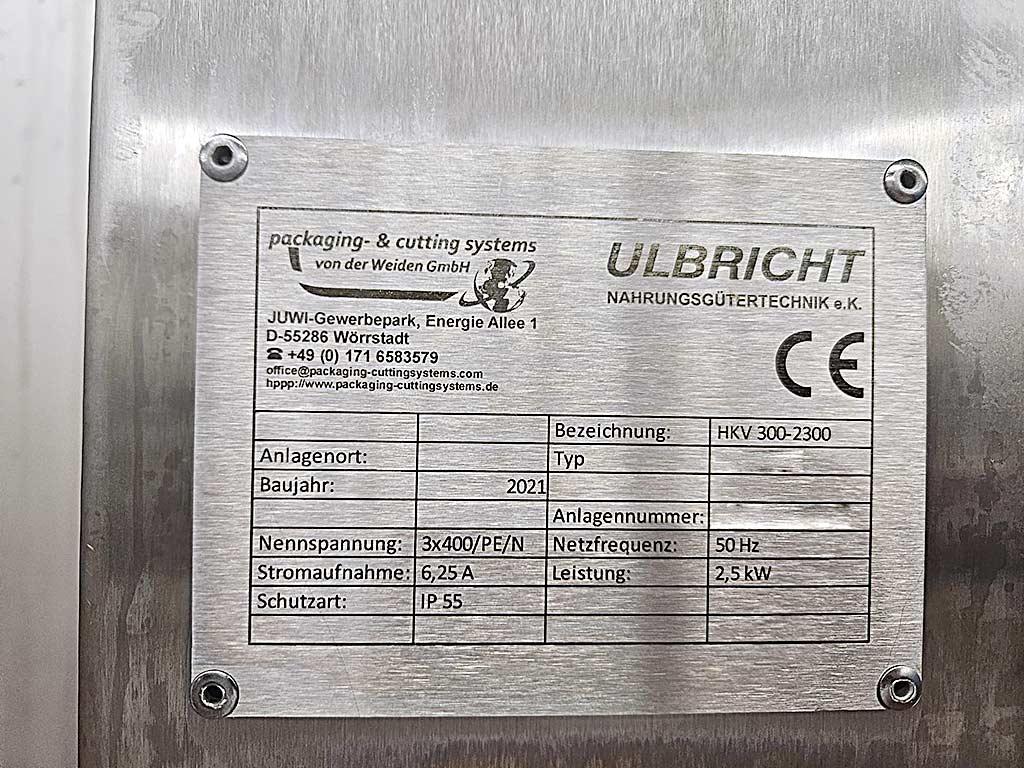 Separation System Ulbricht/vdw HKV 300-2300/extruCut 5K - Thumbnail 8