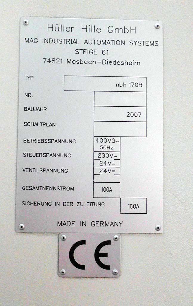CNC Machining Center Hüller Hille nbh 170R - Thumbnail 6