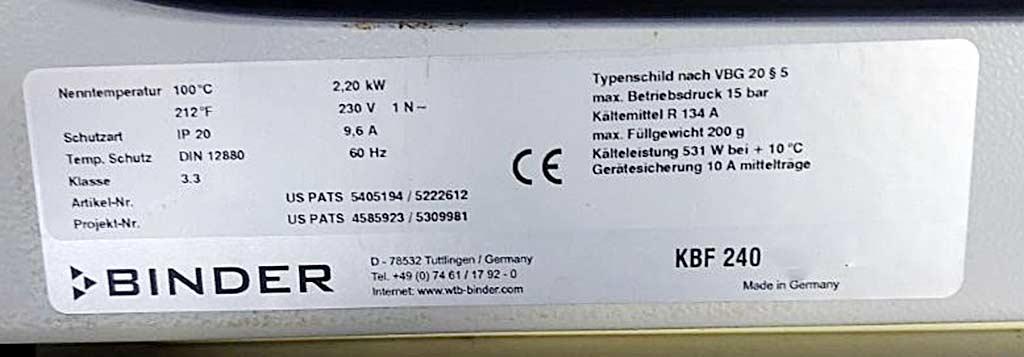 Drying Oven Memmert/binder UM 500/KBF 240 - Thumbnail 4