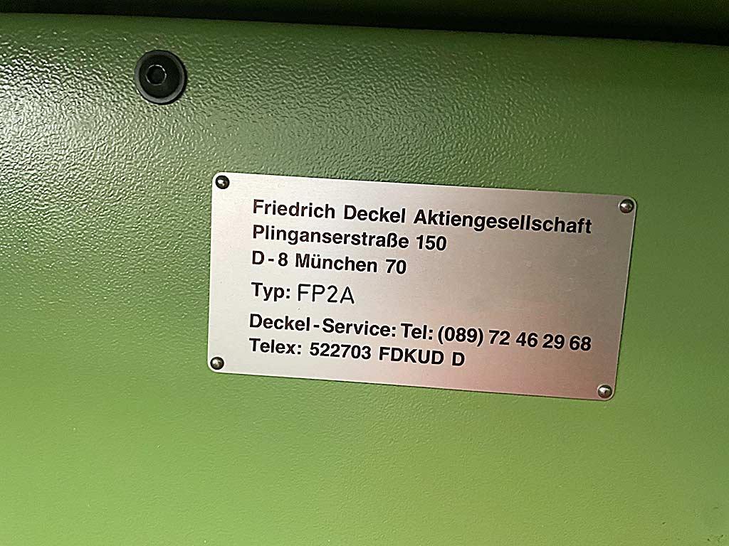 CNC Tool Milling Machine Deckel Maho FP 2 A - Thumbnail 4