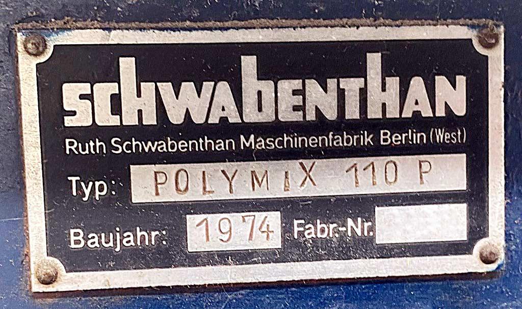 Rolling Mill Schwabenthan Polymix 110 P - Thumbnail 2