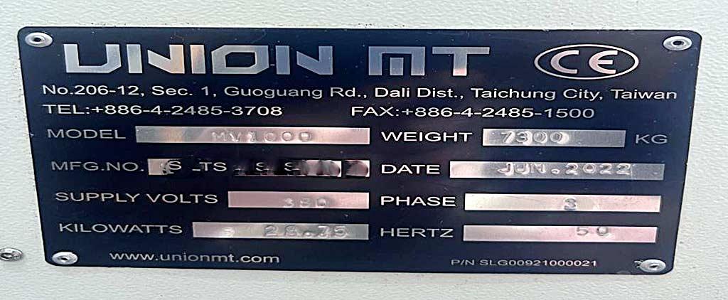 CNC Machining Center Wiesser MV 1000 - Thumbnail 2