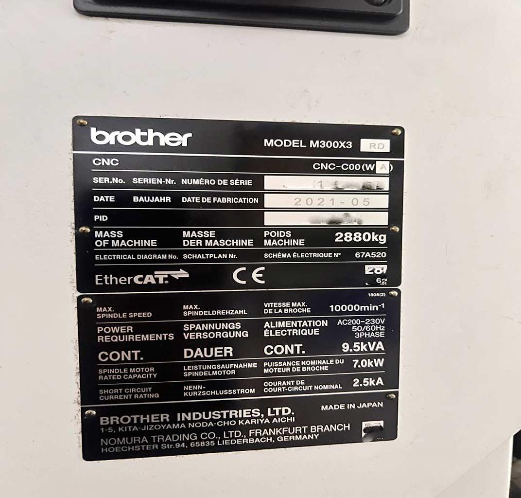 CNC Machining Center Brother Speedio M300 X3 RD - Thumbnail 2