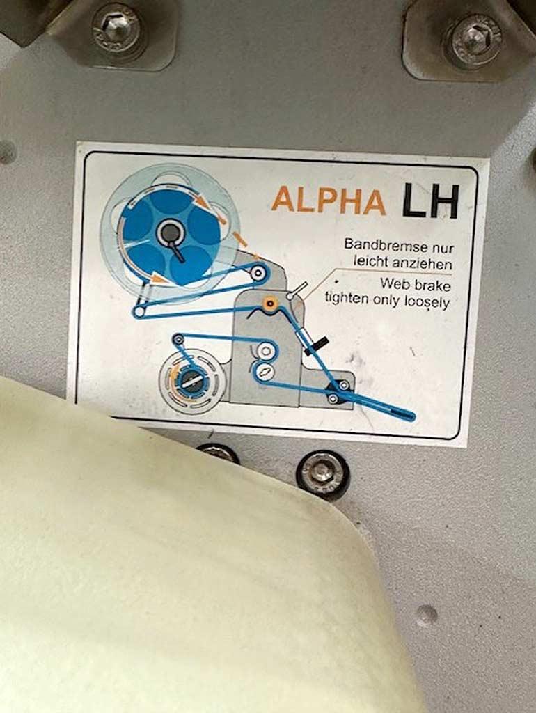 Labelling Machine Weber Alpha Compact CC 120 LH - Thumbnail 6