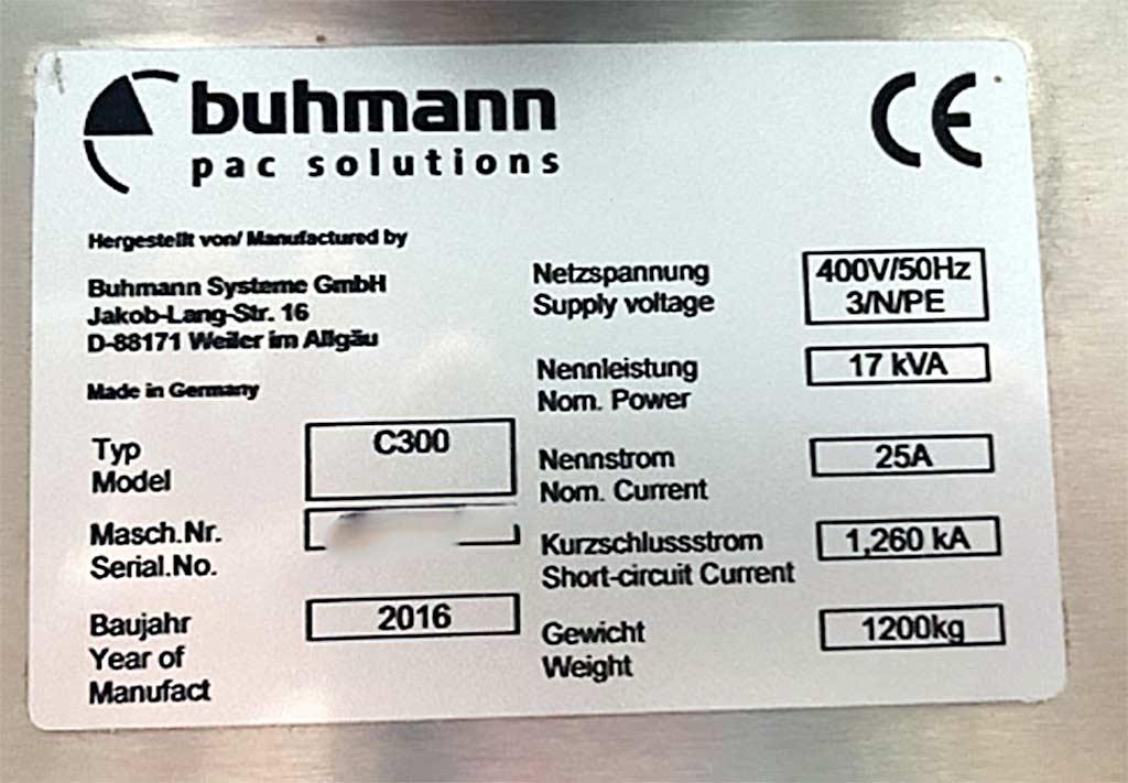 Cardboard Packaging Machine Buhmann C300/PF800 - Thumbnail 4