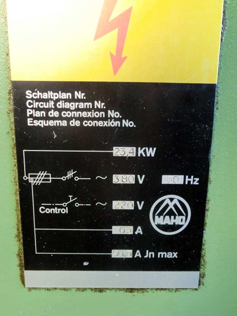 CNC Tool Milling Machine Maho MH 700 C - Thumbnail 5