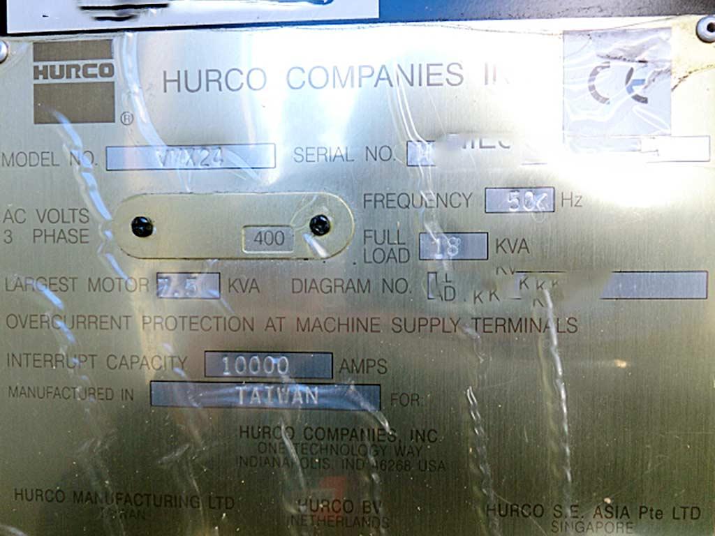 CNC Machining Center Hurco VMX 24 - Thumbnail 6