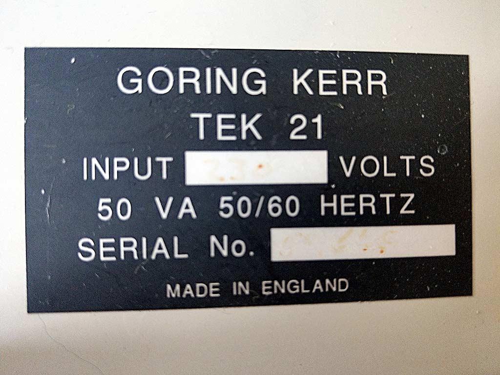 Metal Detector Graseby Goring Kerr TEK-21 - Thumbnail 2