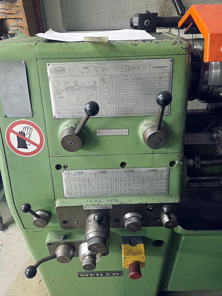 Center Lathe Weiler Condor VS2 - Thumbnail 2