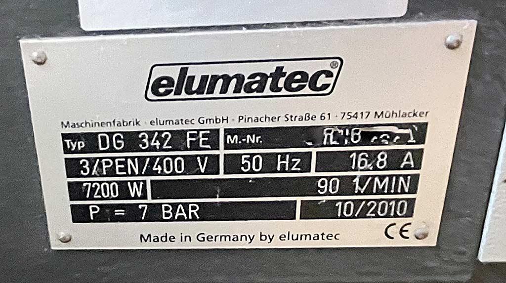 Double Mitre Saw Elumatec DG 342 FE - Thumbnail 3