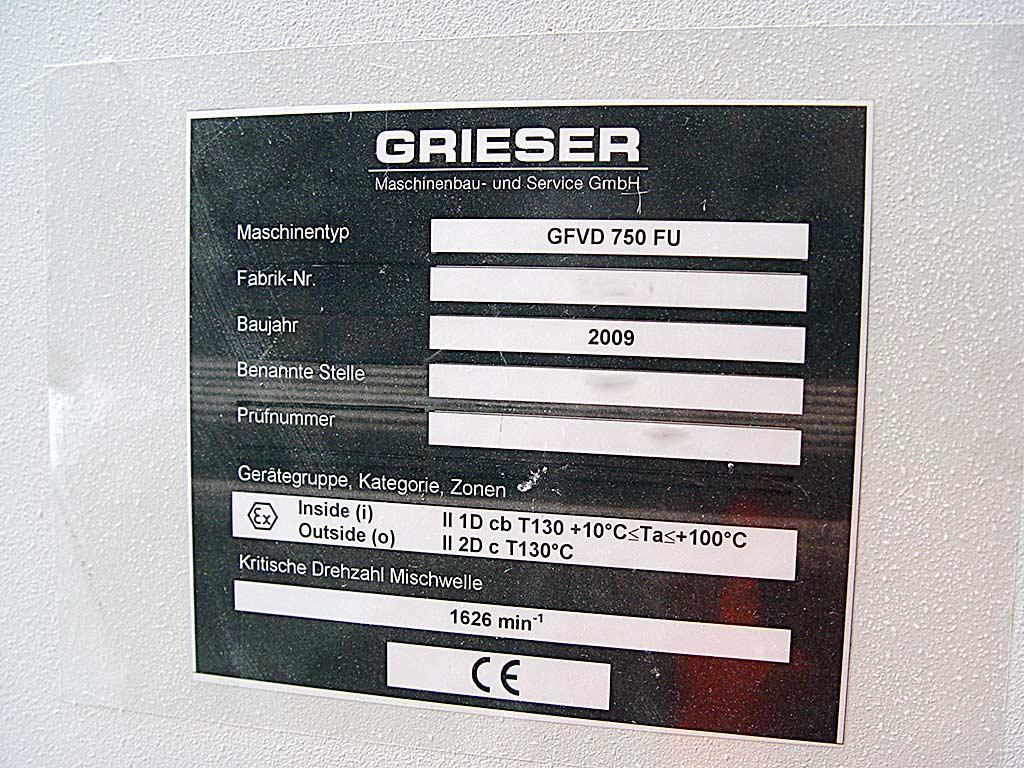 Dissolver Grieser GFVD 750 FU - Thumbnail 8