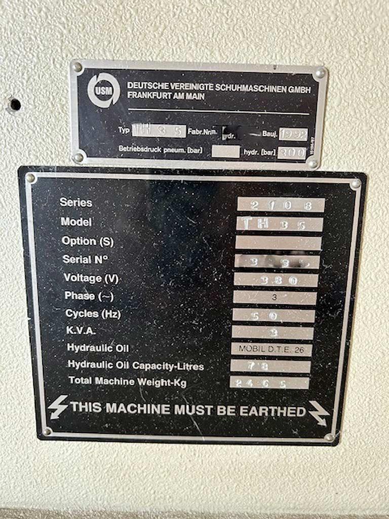Sole Punching Machine Samco TH-35 - Thumbnail 6