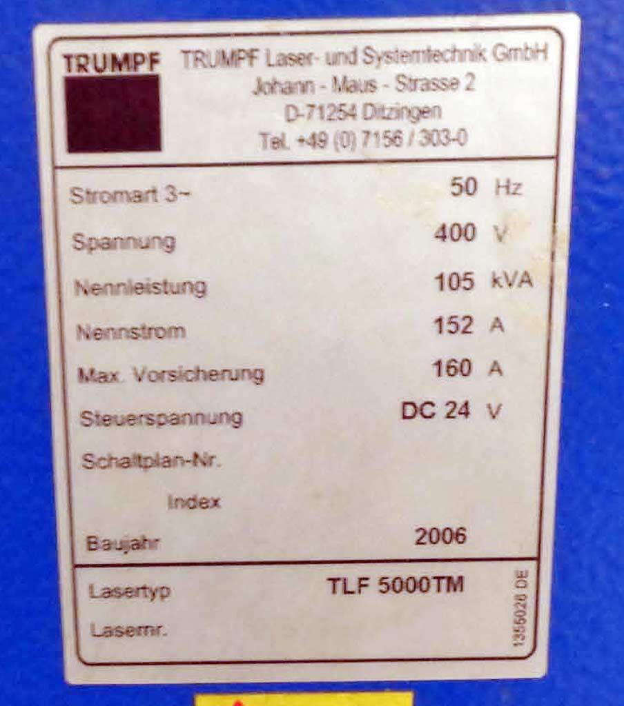 CNC Laser Cutting Machine Trumpf Trumatic 3050 L - Thumbnail 8