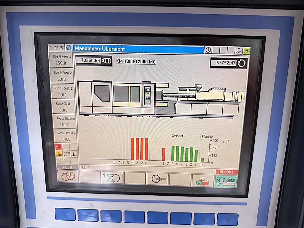 Injection Moulding Machine Krauss-maffei KM 1300-12000 MC - Thumbnail 5