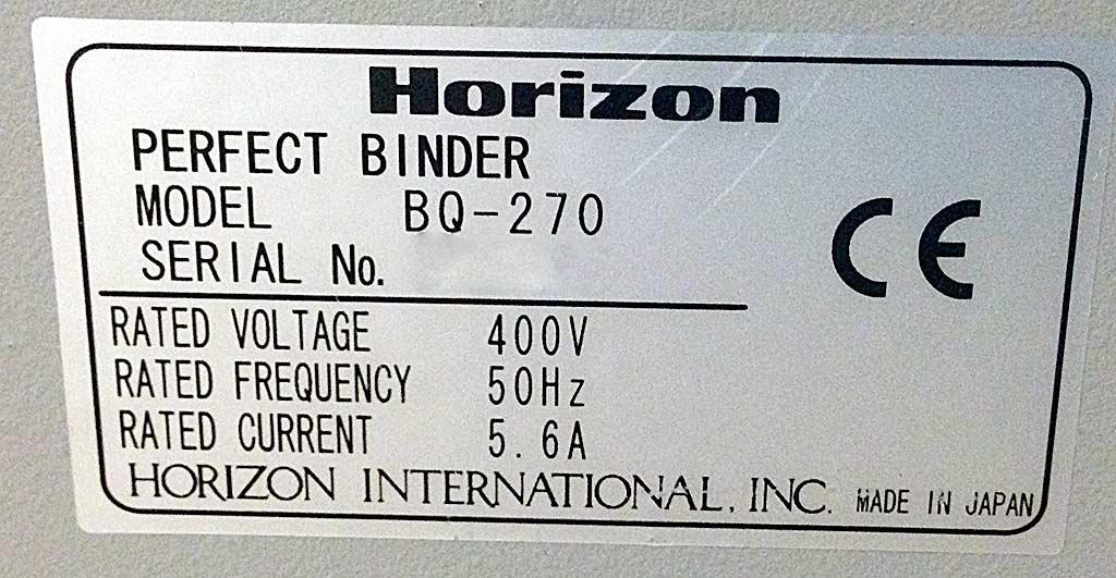 Binding Machine Horizon Perfect Binder BQ-270 - Thumbnail 8