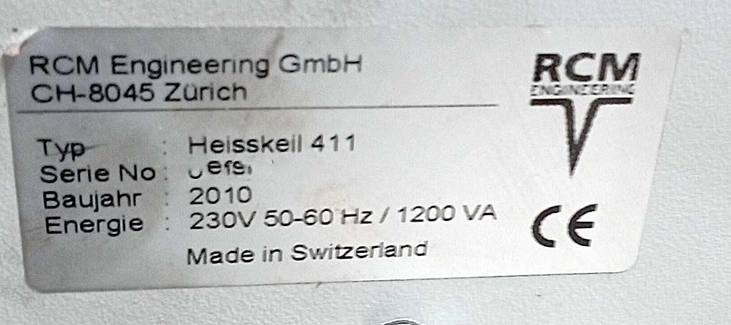 Bag Forming, Filling and Sealing Machine Rcm Engineering topcut 207/Heisskeil 411 - Thumbnail 3