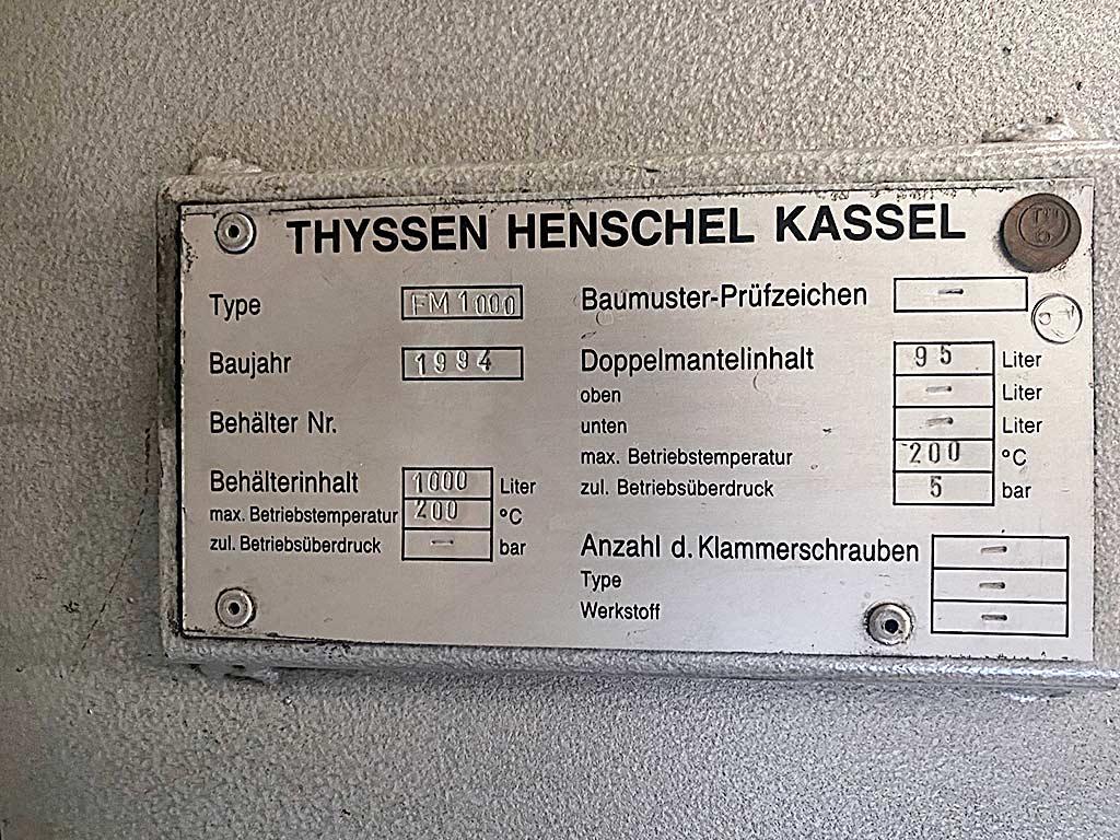 High-Speed Mixer Henschel FM1000 - Thumbnail 8