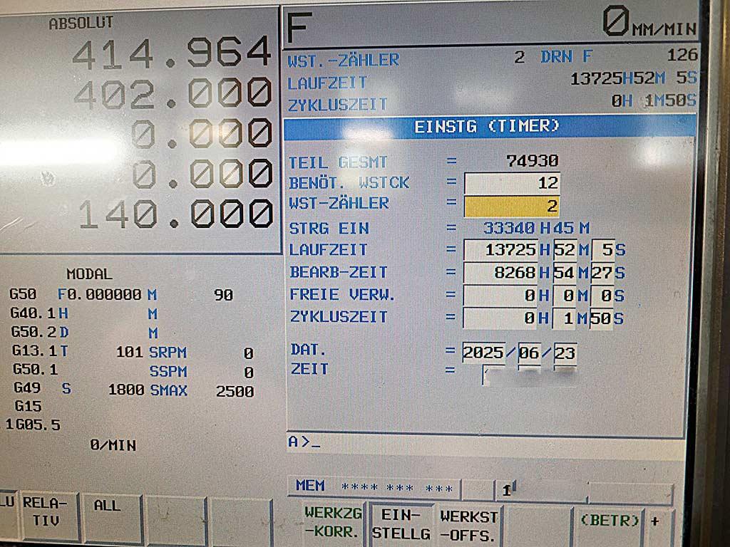 CNC Turning Center Biglia B 1250 YL - Thumbnail 6