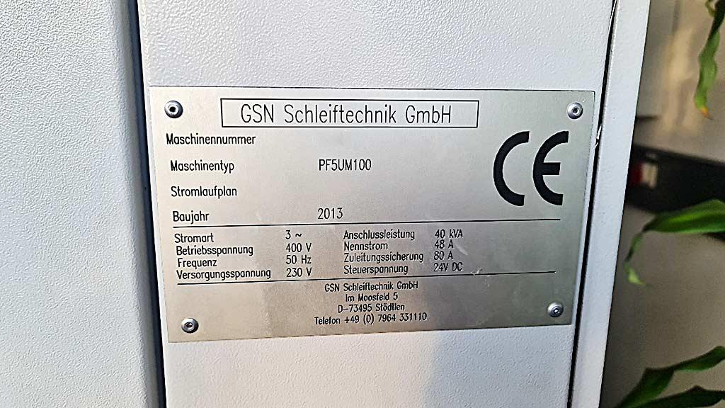 CNC Circular Grinding Machine Gsn PF5 UM100 - Thumbnail 8