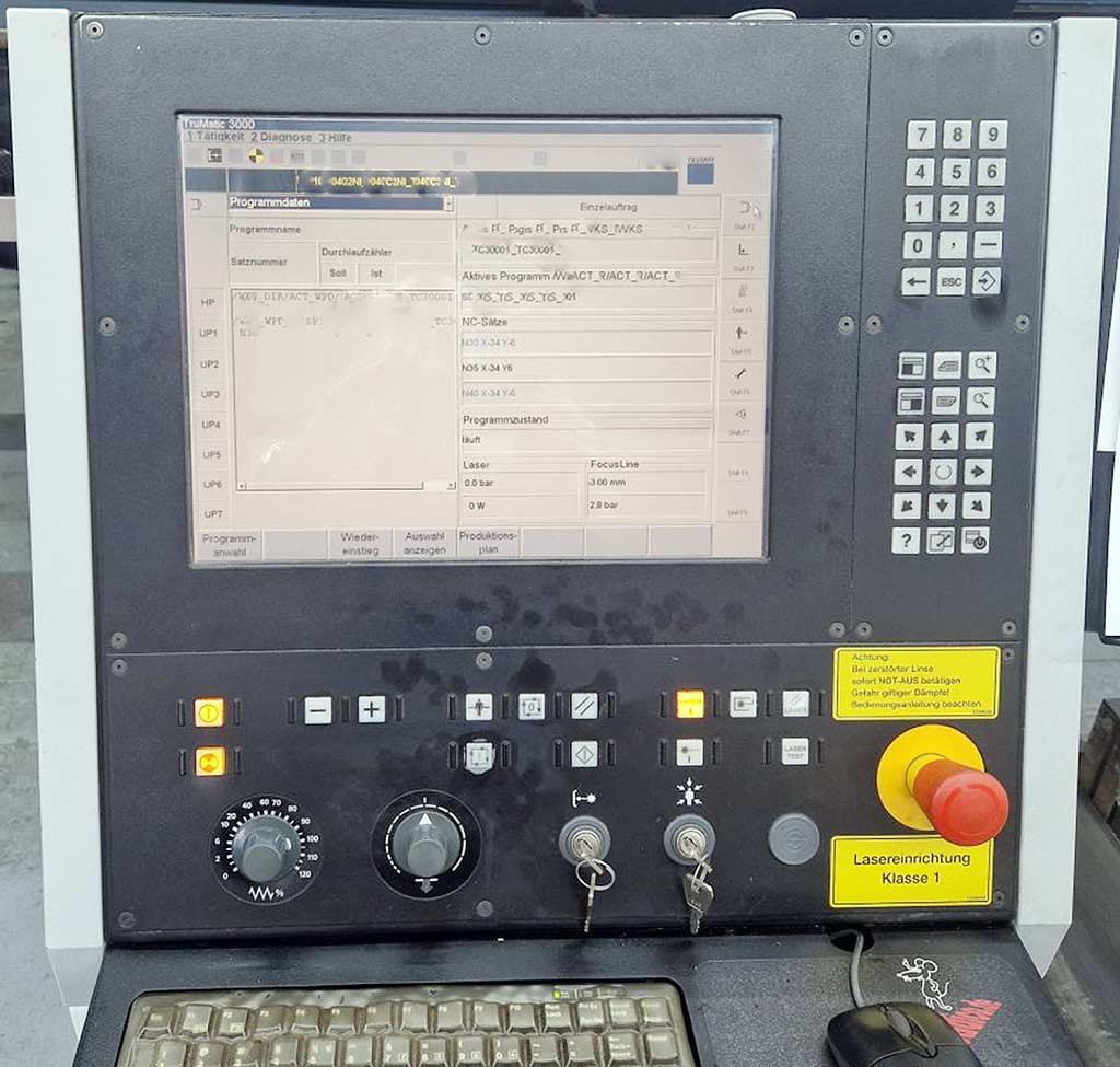 CNC Punch Laser Machine Trumpf TruMatic 3000 - Thumbnail 4