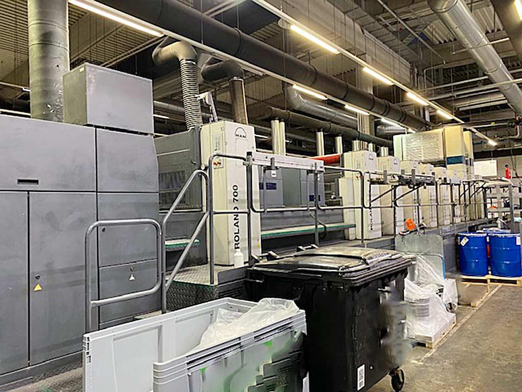 Sheetfed Offset Press Man Roland R 709 3B LTT UV - Image 1