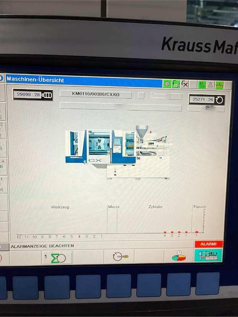 Injection Moulding Machine Krauss Maffei KM 110-380 CX - Thumbnail 6