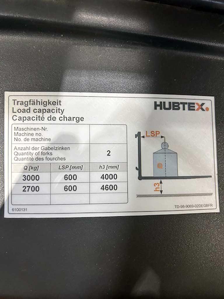 Side Loader Hubtex DQ 30-E/3120-EL - Thumbnail 5
