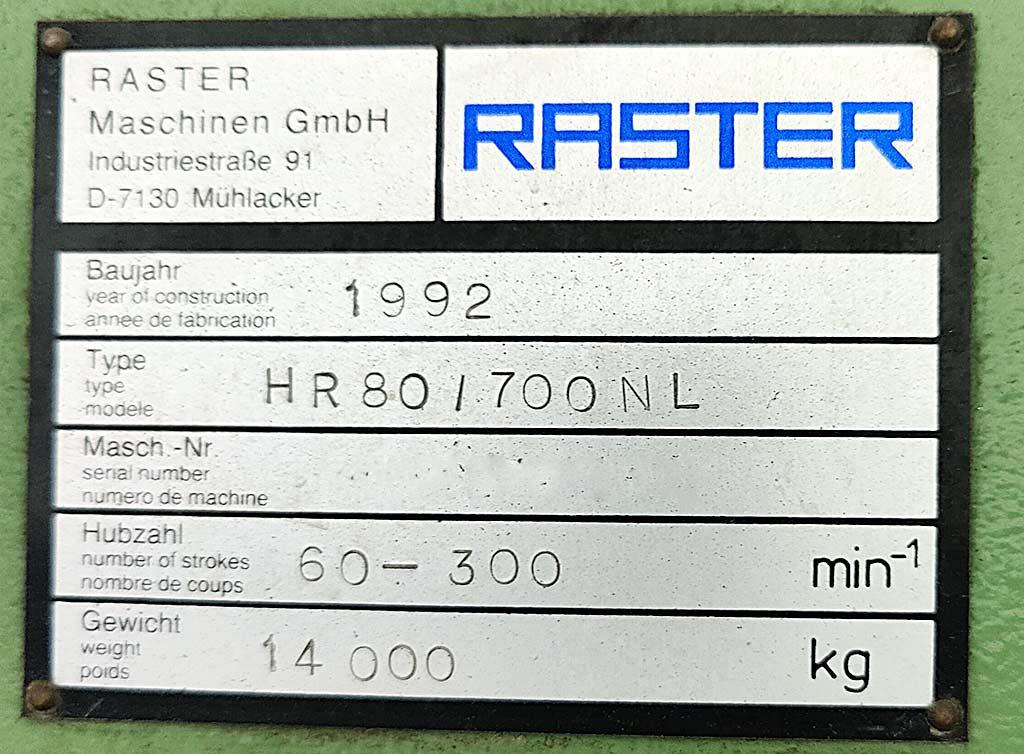 Punching Line Raster/alba/cis HR 80/700 NL - Thumbnail 8