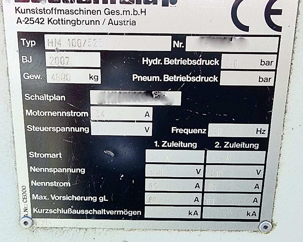 Injection Moulding Machine Battenfeld HM 100/525 - Thumbnail 5