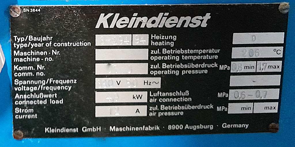 Heating Unit Kleindienst 3-294/3-174/3-1194 - Image 1