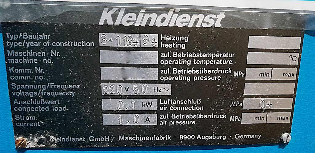 Heating Unit Kleindienst 3-294/3-174/3-1194 - Thumbnail 3