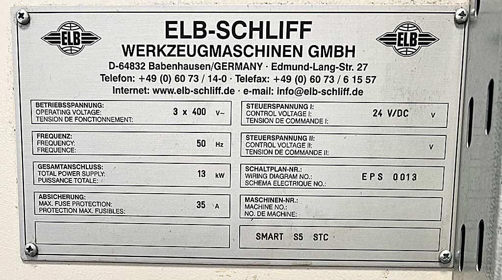 CNC Surface Grinding Machine Elb-schliff Smart S5 STC - Thumbnail 5