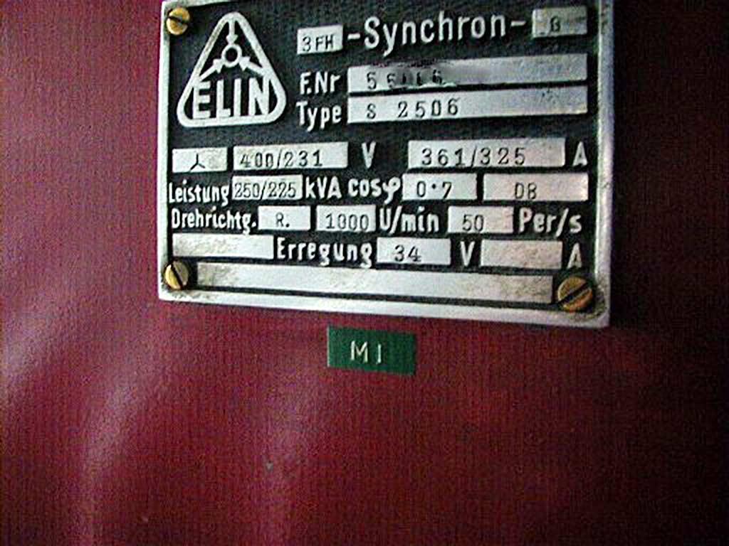 Emergency Generator Elin/sgp S2506/S12 - Thumbnail 7
