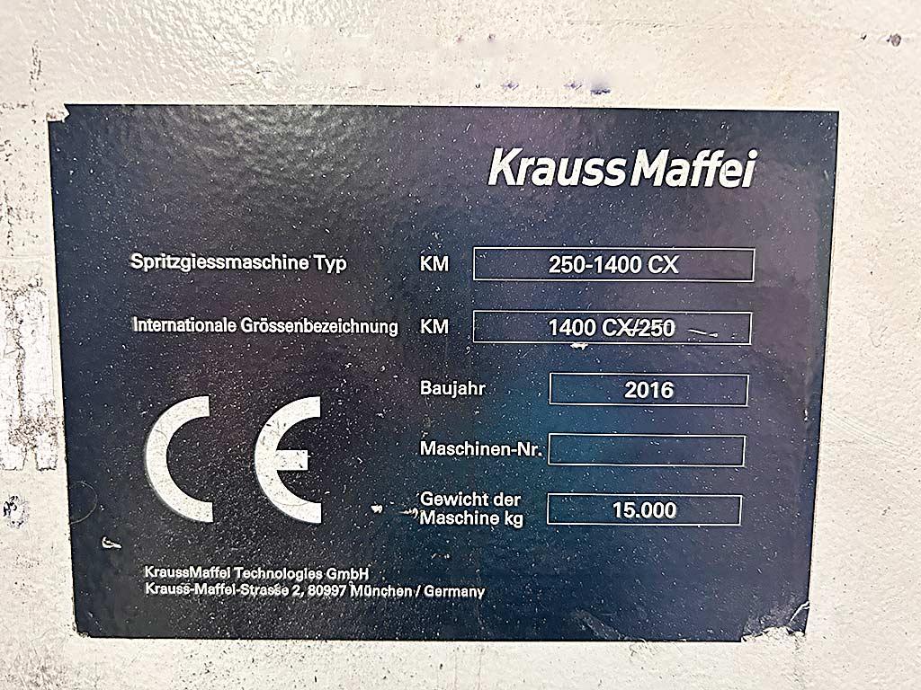 Krauss Maffei KM 250-1400 CX - Thumbnail 8