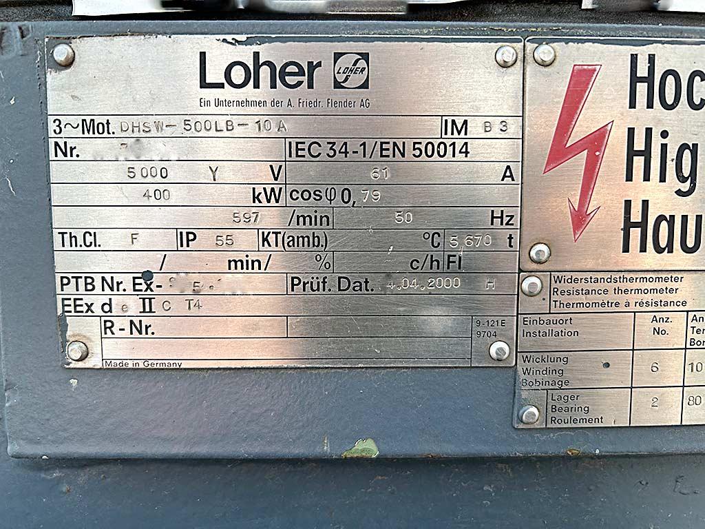 Motor Loher DSW-500LB-10A - Thumbnail 2