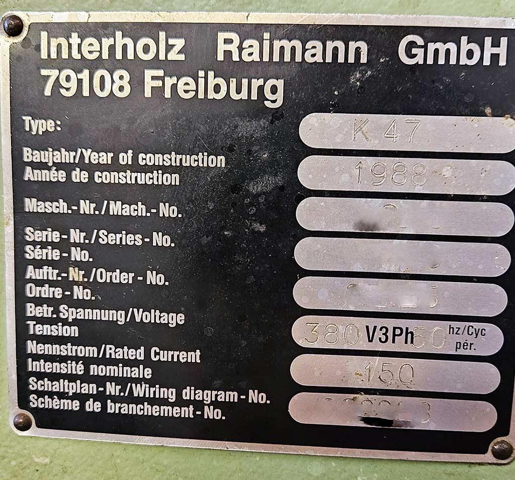 Multi-Blade Saw Interholz Raimann K 47 - Thumbnail 8