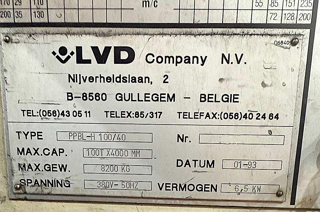 Press Brake Lvd PPBL-H 100-40/PPBL-H 165-40 - Thumbnail 4